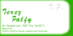 terez palfy business card